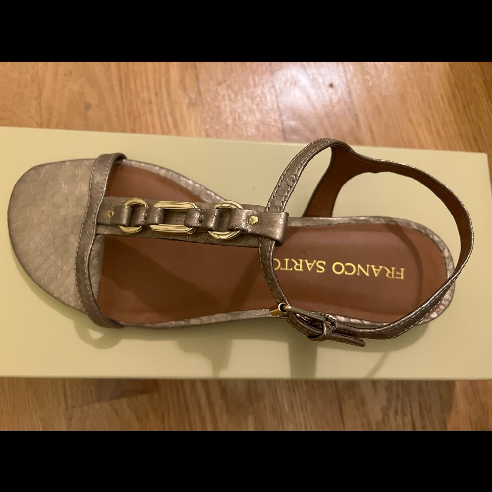 Franco Sarto metallic sandals - Picture 2 of 5